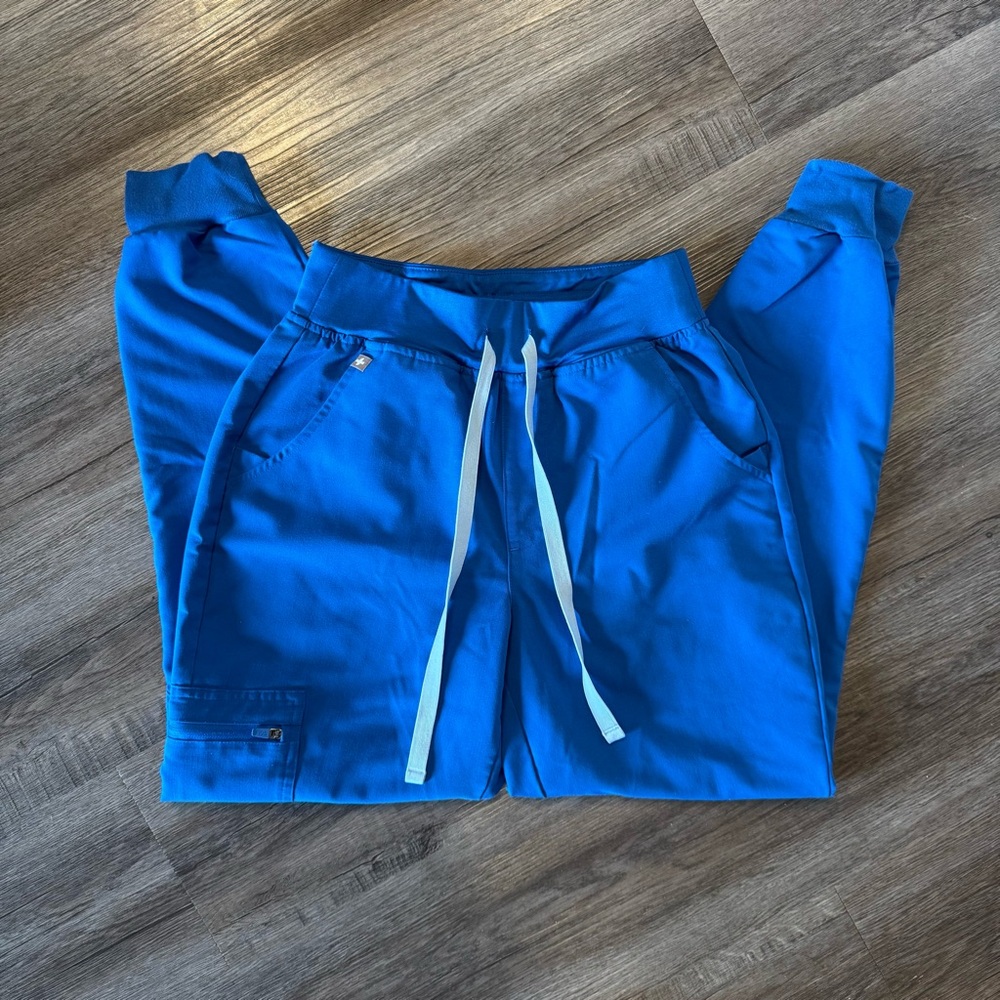 Figs Royal Blue Zamora Scrub Pants XSP